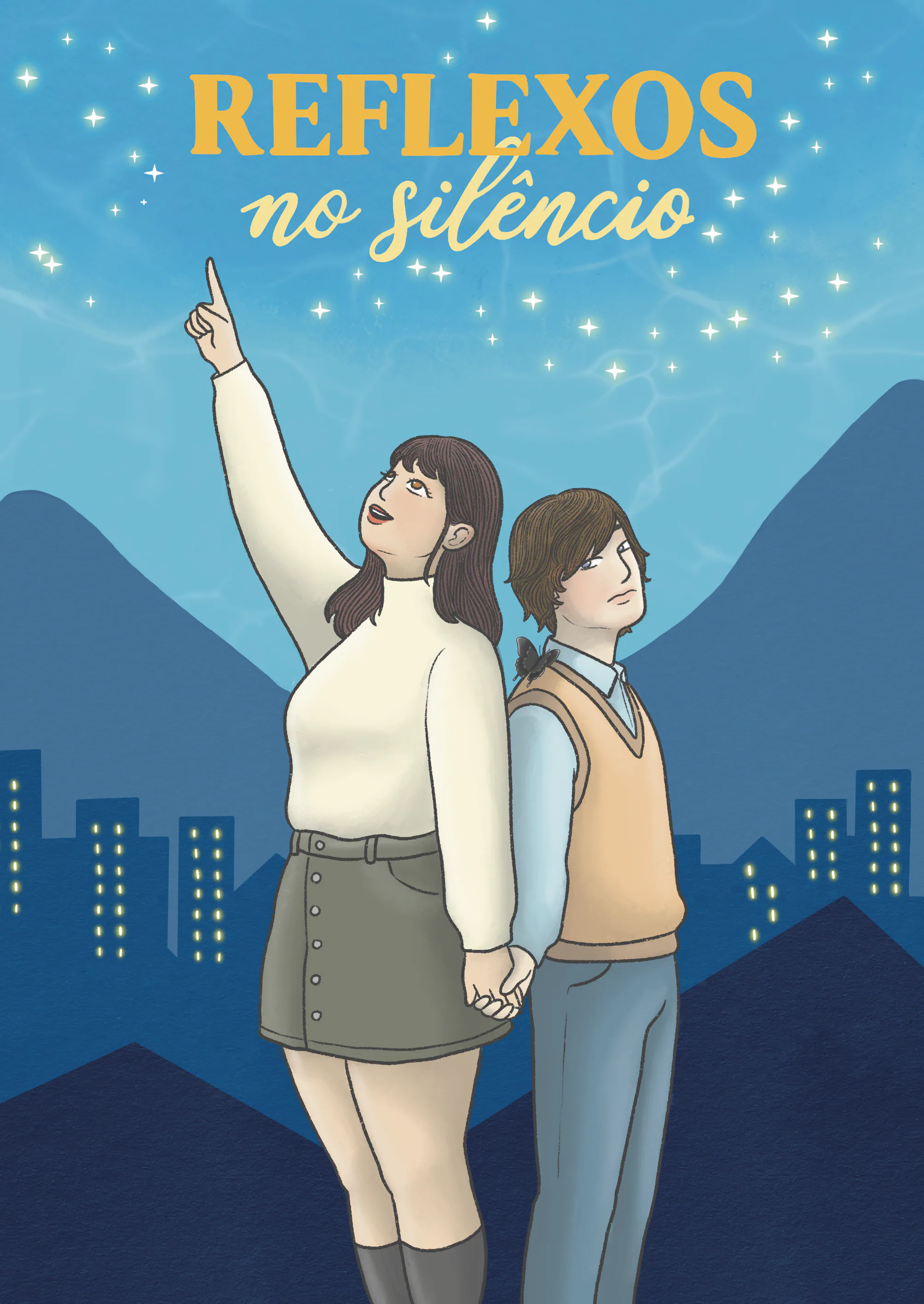 Capa de Reflexos no Silêncio